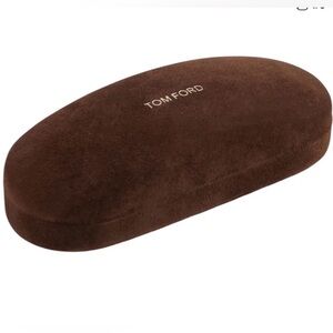 Tom Ford Brown Velvet Sunglass/ Glasses case with new lens cloth